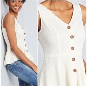 Modcloth Linen Top